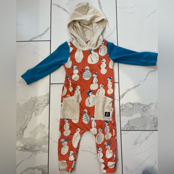 Rags Snowman Romper 6-12 months - Picture 1 of 3